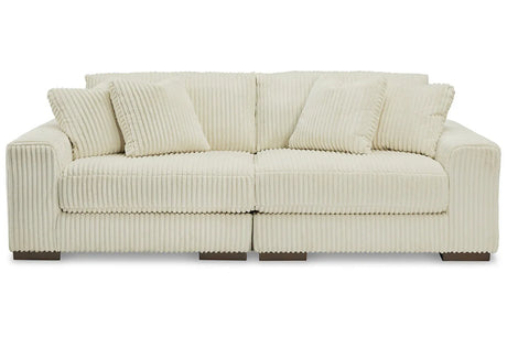 Lindyn Ivory 2-Piece Sectional Sofa by Ashley at Eve Furniture
