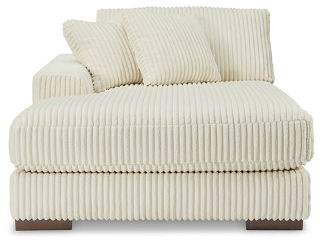 Lindyn Ivory 2-Piece Super Chaise by Ashley at Eve Furniture