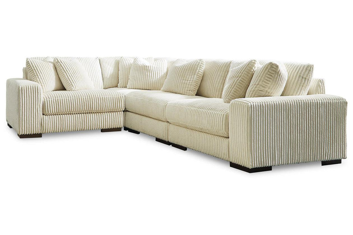Lindyn Ivory 4-Piece Modular Sectional by Ashley at Eve Furniture
