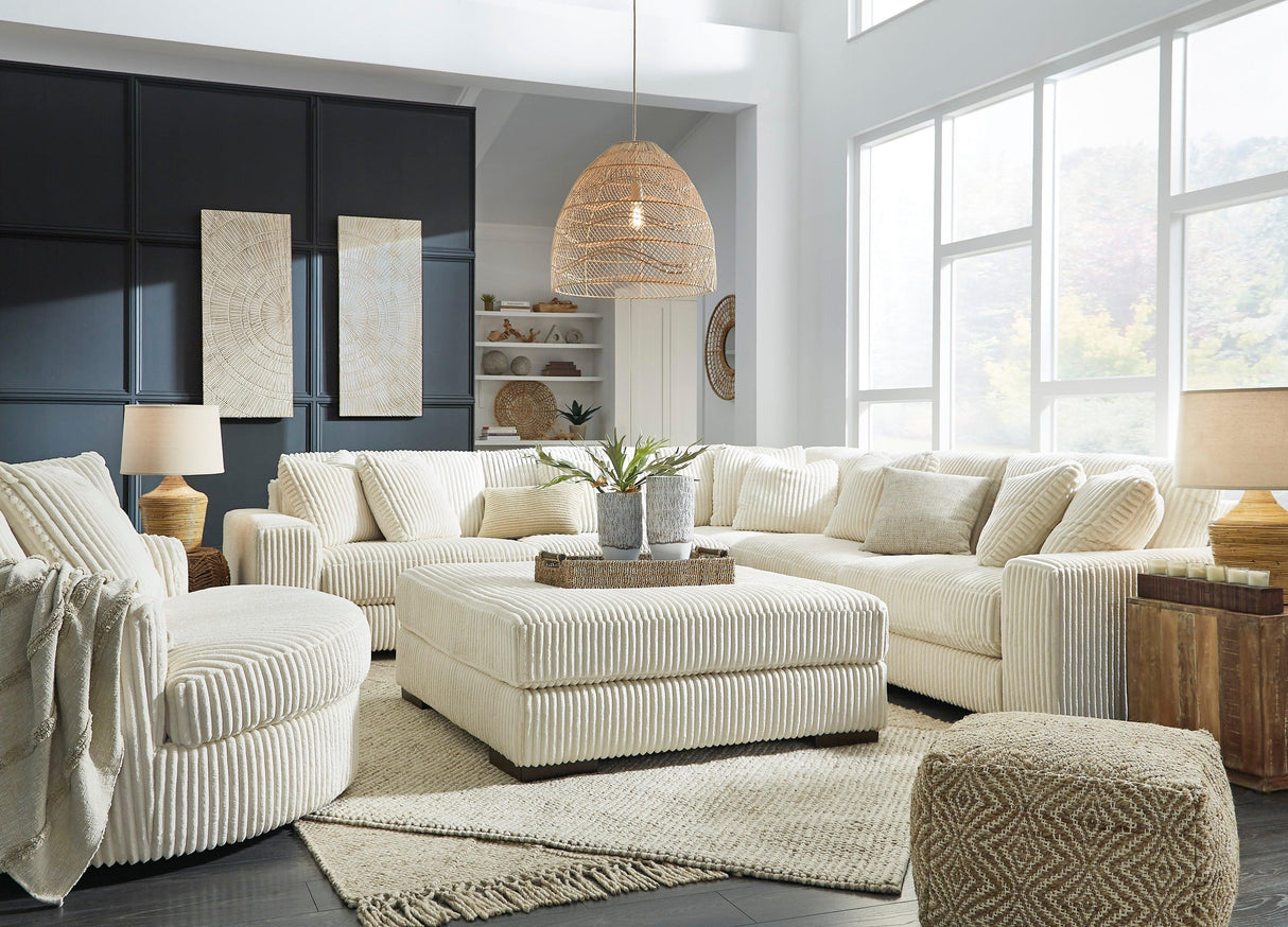 Lindyn Ivory 5-Piece Modular Sectional by Ashley at Eve Furniture