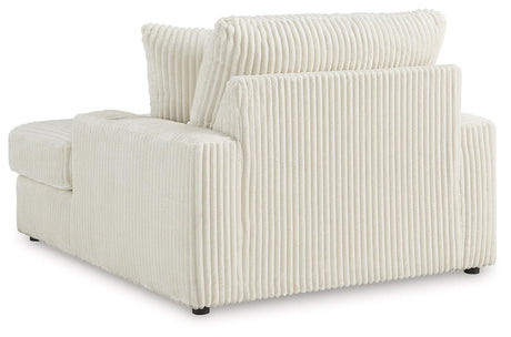 Lindyn Ivory Oversized Chaise by Ashley at Eve Furniture