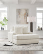 Lindyn Ivory Oversized Chaise by Ashley at Eve Furniture