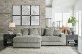 Lindyn Fog 2-Piece Modular Sectional with Left Arm Facing Chaise by Ashley at Eve Furniture