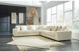 Lindyn Ivory 5-Piece Modular Sectional by Ashley at Eve Furniture
