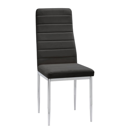 Linea Black 5-Piece Dining Room Set by Happy Homes at Eve Furniture