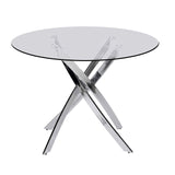 Linea Gray 5-Piece Dining Room Set by Happy Homes at Eve Furniture
