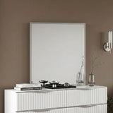 Linea Pearl White California King Bed by Homelegance at Eve Furniture