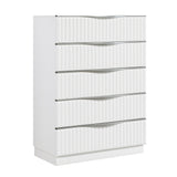 Linea Pearl White Chest by Homelegance at Eve Furniture