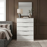 Linea Pearl White Chest by Homelegance at Eve Furniture