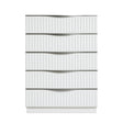 Linea Pearl White Chest by Homelegance at Eve Furniture
