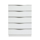 Linea Pearl White Chest by Homelegance at Eve Furniture