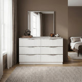 Linea Pearl White Dresser by Homelegance at Eve Furniture