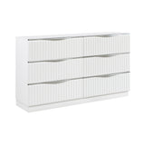 Linea Pearl White Dresser by Homelegance at Eve Furniture
