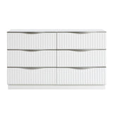 Linea Pearl White Mirror by Homelegance at Eve Furniture