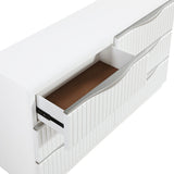 Linea Pearl White Mirror by Homelegance at Eve Furniture