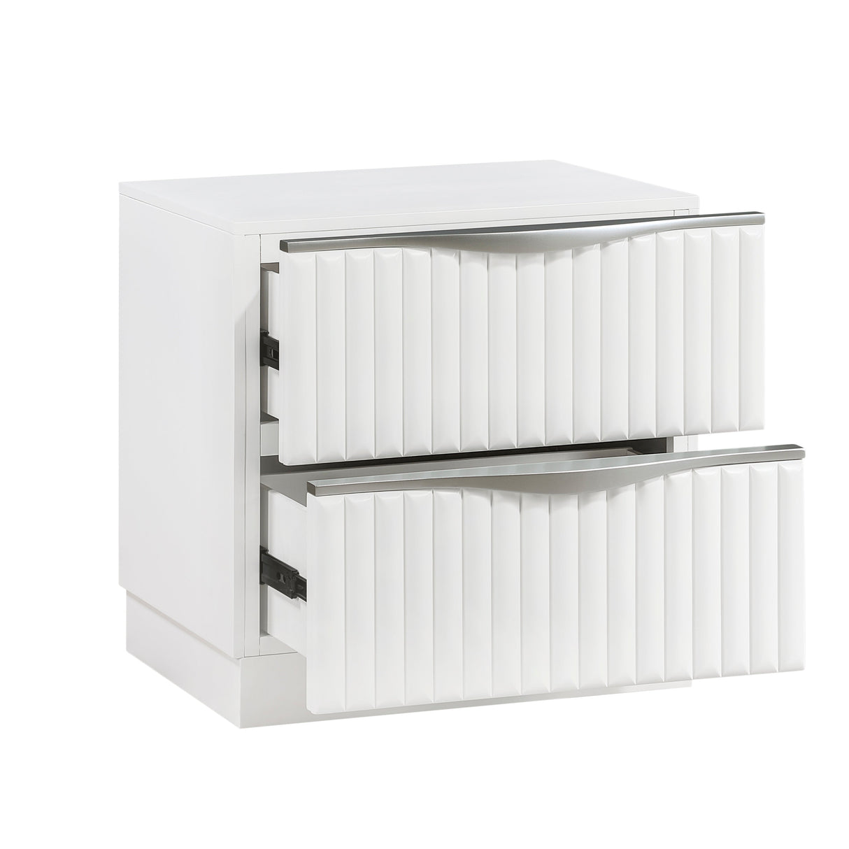 Linea Pearl White Nightstand by Homelegance at Eve Furniture