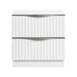 Linea Pearl White Nightstand by Homelegance at Eve Furniture