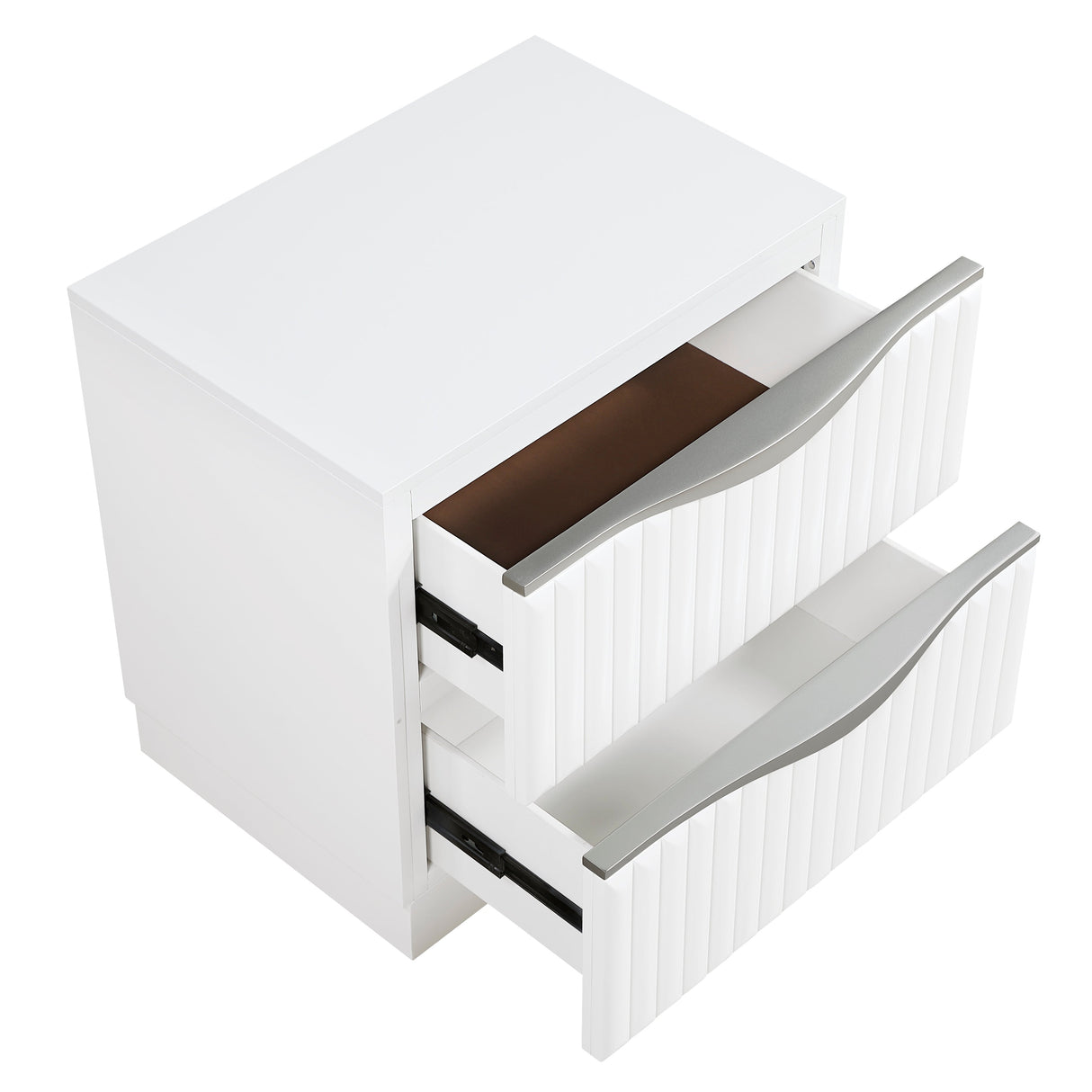 Linea Pearl White Panel Bedroom Set by Homelegance at Eve Furniture