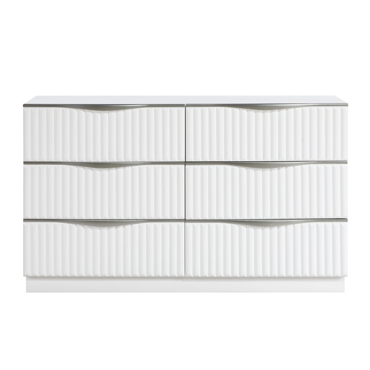 Linea Pearl White Panel Bedroom Set by Homelegance at Eve Furniture