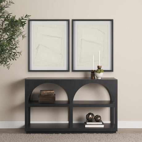 Linen Folds I by Mercana Studio Handmade Original Framed Artwork Matted under Glass by Mercana at Eve Furniture
