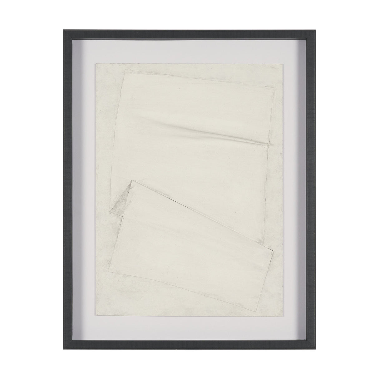 Linen Folds I by Mercana Studio Handmade Original Framed Artwork Matted under Glass by Mercana at Eve Furniture