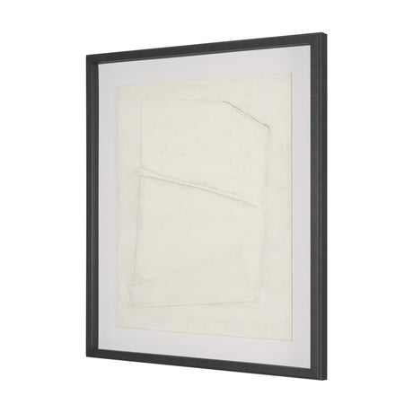 Linen Folds II by Mercana Studio Handmade Original Framed Artwork Matted under Glass by Mercana at Eve Furniture