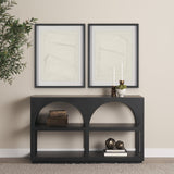 Linen Folds II by Mercana Studio Handmade Original Framed Artwork Matted under Glass by Mercana at Eve Furniture