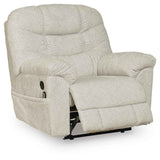 Linenfield Feathered Recliner by Ashley at Eve Furniture