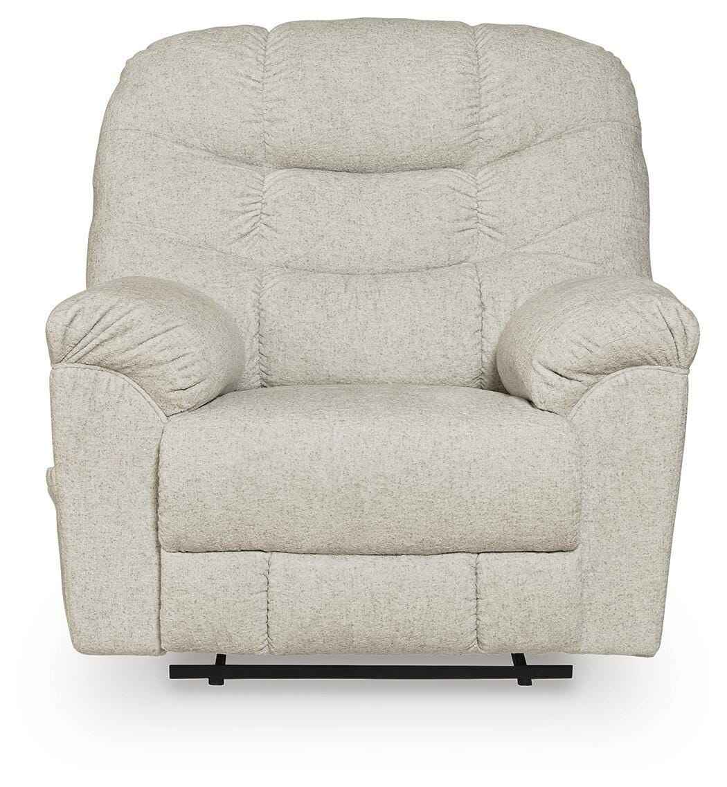 Linenfield Feathered Recliner by Ashley at Eve Furniture
