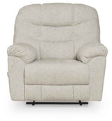 Linenfield Feathered Recliner by Ashley at Eve Furniture