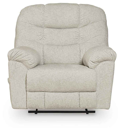 Linenfield Feathered Recliner by Ashley at Eve Furniture