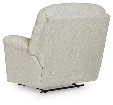 Linenfield Feathered Recliner by Ashley at Eve Furniture
