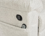 Linenfield Feathered Recliner by Ashley at Eve Furniture