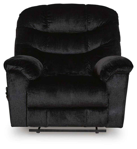 Linenfield Onyx Recliner by Ashley at Eve Furniture