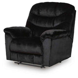 Linenfield Onyx Recliner by Ashley at Eve Furniture