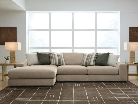 Linenhause Dune 3-Piece Sectional Sofa Chaise by Ashley at Eve Furniture