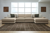Linenhause Dune 4-Piece Double Chaise Sectional by Ashley at Eve Furniture
