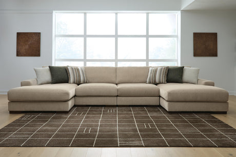 Linenhause Dune 4-Piece Double Chaise Sectional by Ashley at Eve Furniture