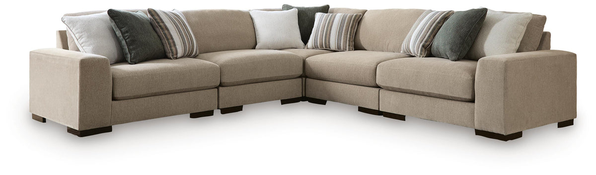 Linenhause Dune 5-Piece Sectional by Ashley at Eve Furniture