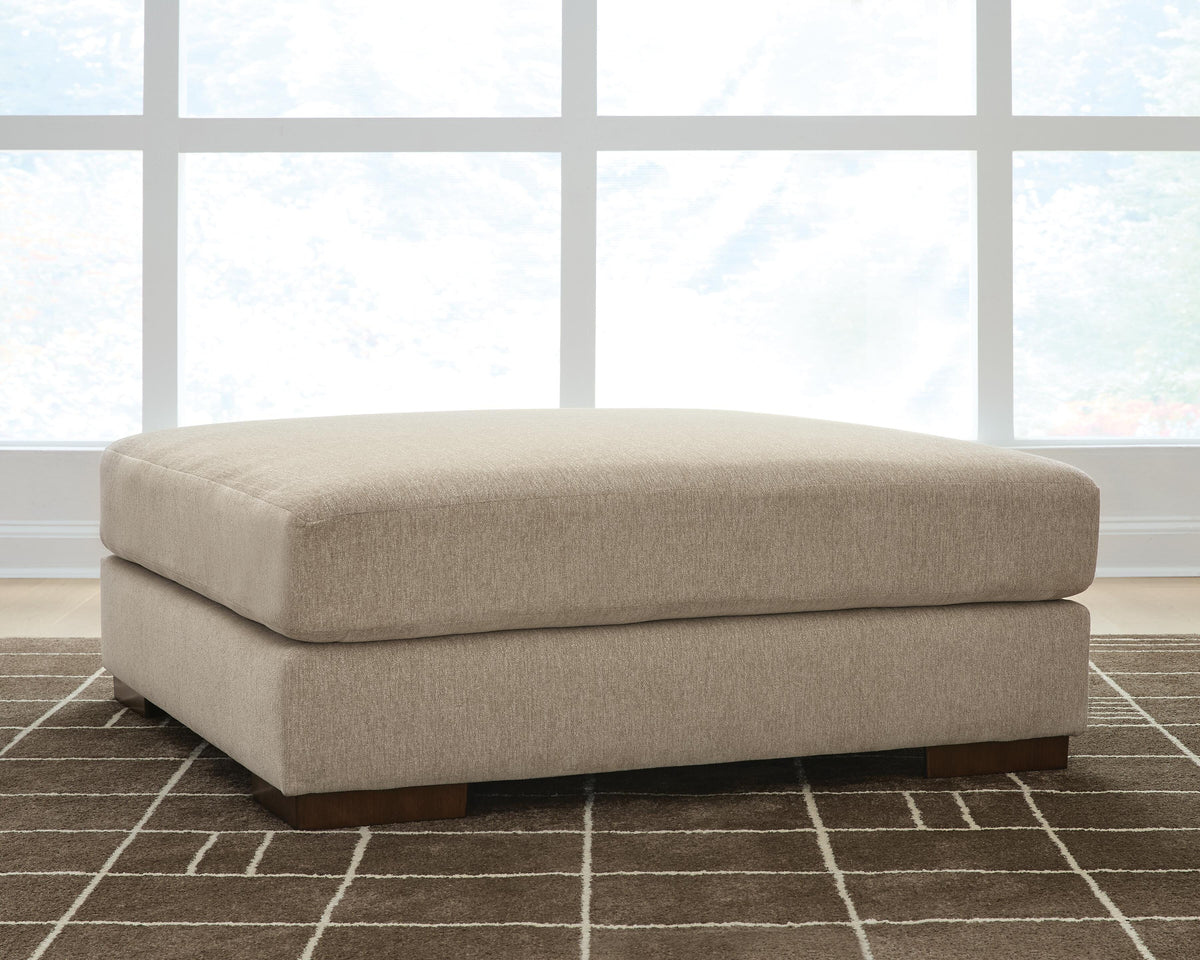 Linenhause Dune Oversized Accent Ottoman by Ashley at Eve Furniture