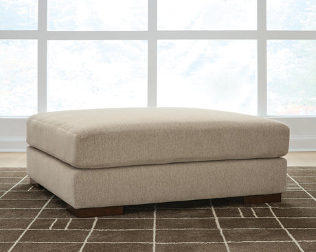 Linenhause Dune Oversized Accent Ottoman by Ashley at Eve Furniture