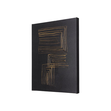 Lines I by Mercana Studio a Hand Embellished Textured Canvas by Mercana at Eve Furniture