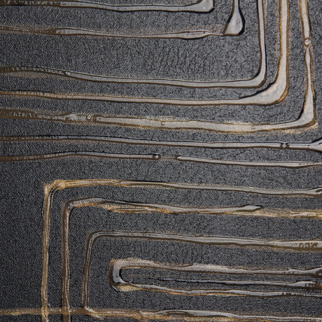 Lines I by Mercana Studio a Hand Embellished Textured Canvas by Mercana at Eve Furniture
