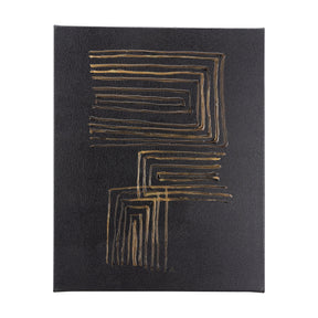 Lines I by Mercana Studio a Hand Embellished Textured Canvas by Mercana at Eve Furniture
