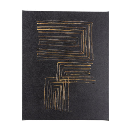 Lines I by Mercana Studio a Hand Embellished Textured Canvas by Mercana at Eve Furniture