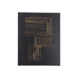Lines I by Mercana Studio a Hand Embellished Textured Canvas by Mercana at Eve Furniture