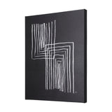 Lines II by Mercana Studio a Hand Embellished Textured Canvas by Mercana at Eve Furniture