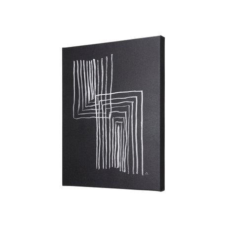 Lines II by Mercana Studio a Hand Embellished Textured Canvas by Mercana at Eve Furniture
