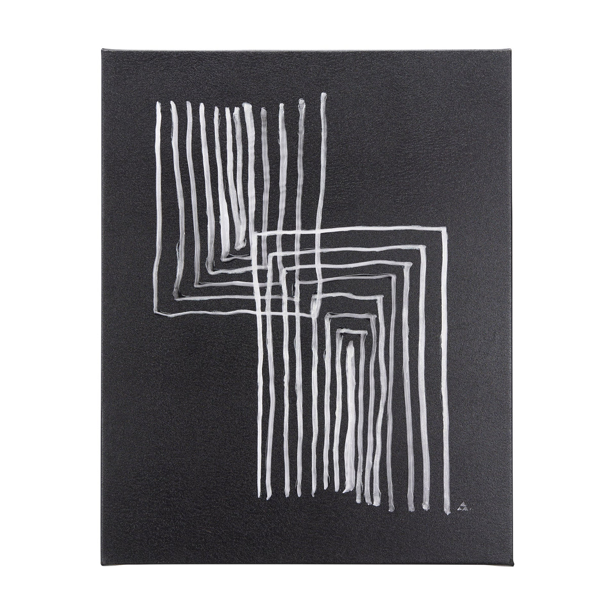 Lines II by Mercana Studio a Hand Embellished Textured Canvas by Mercana at Eve Furniture