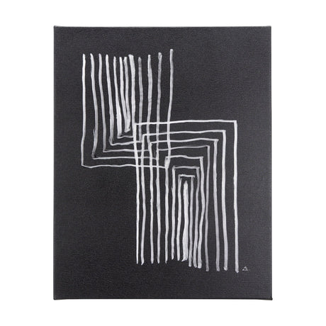 Lines II by Mercana Studio a Hand Embellished Textured Canvas by Mercana at Eve Furniture